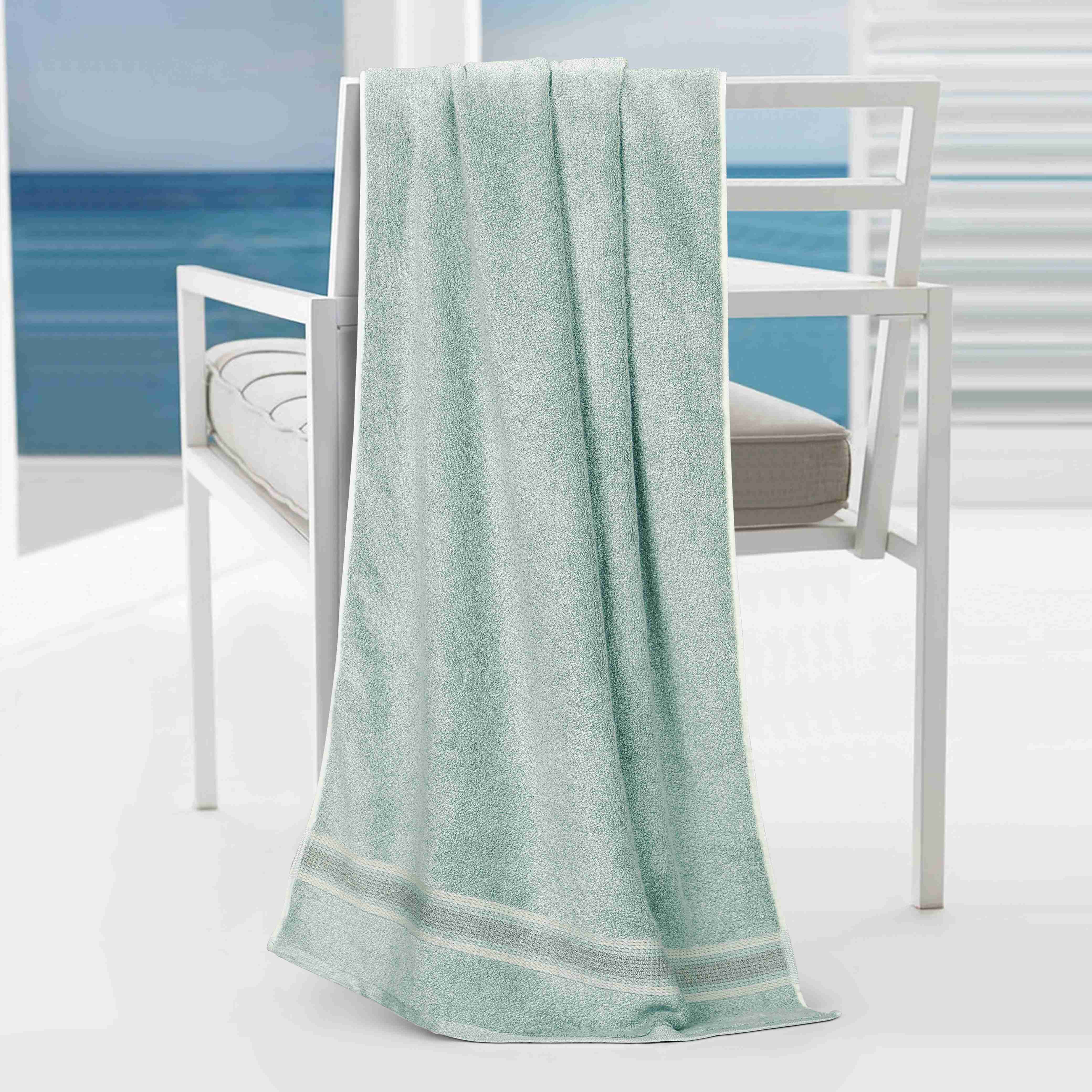 SnugsPun BamBoo Turquoise Green Towel
