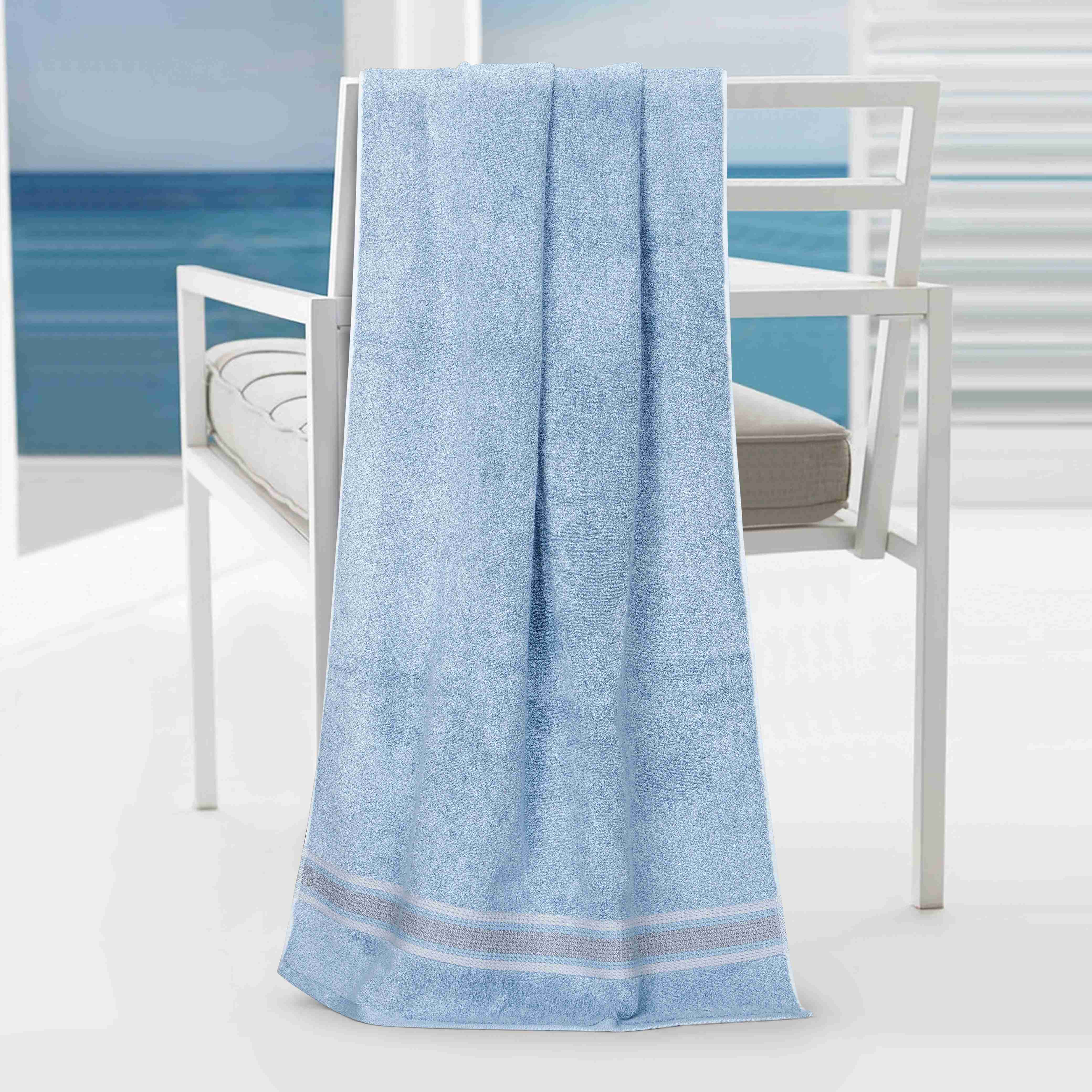 SnugsPun BamBoo Blue Towel
