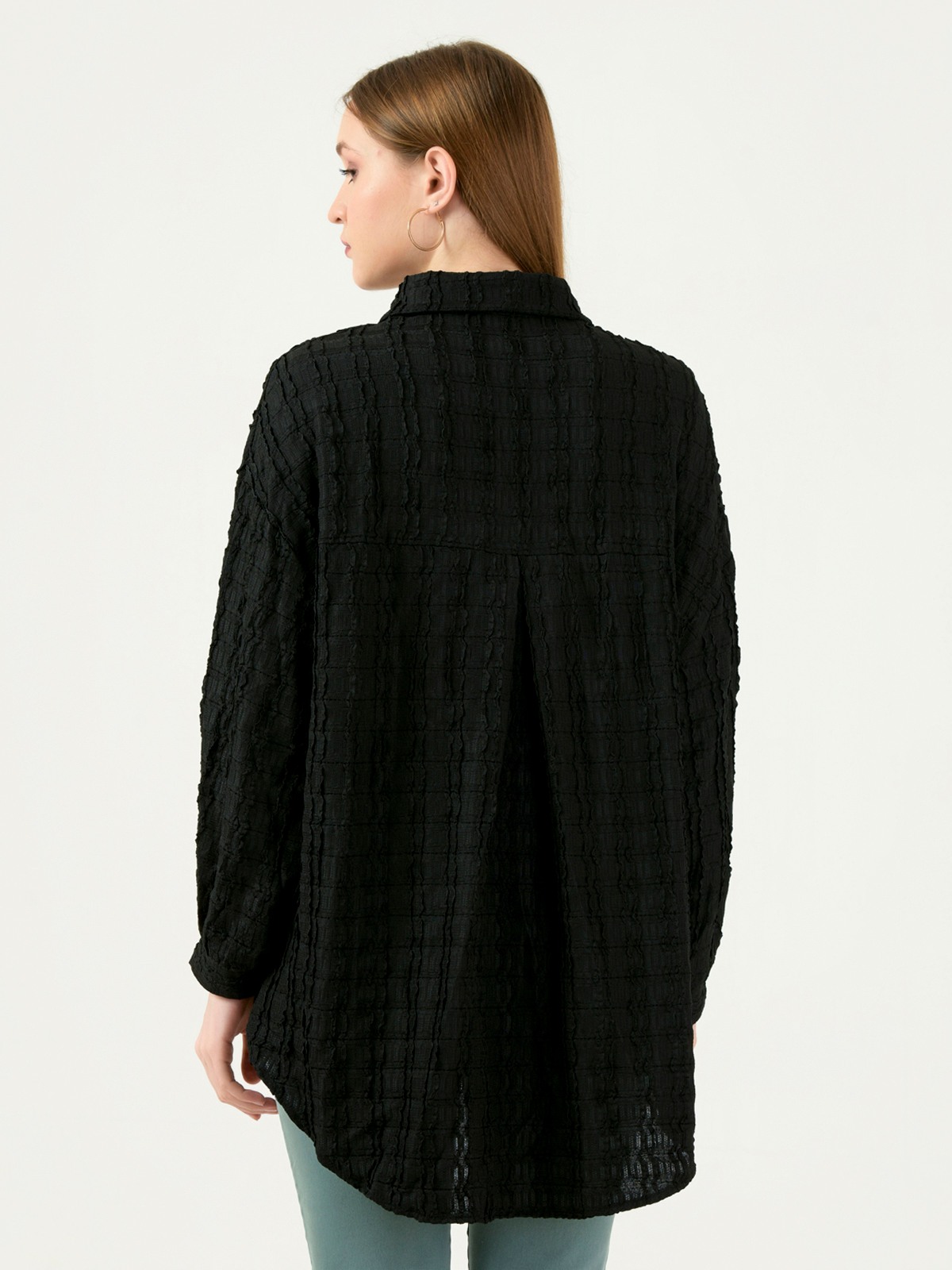 Albion Women Smart Premium Black Casual Shirt