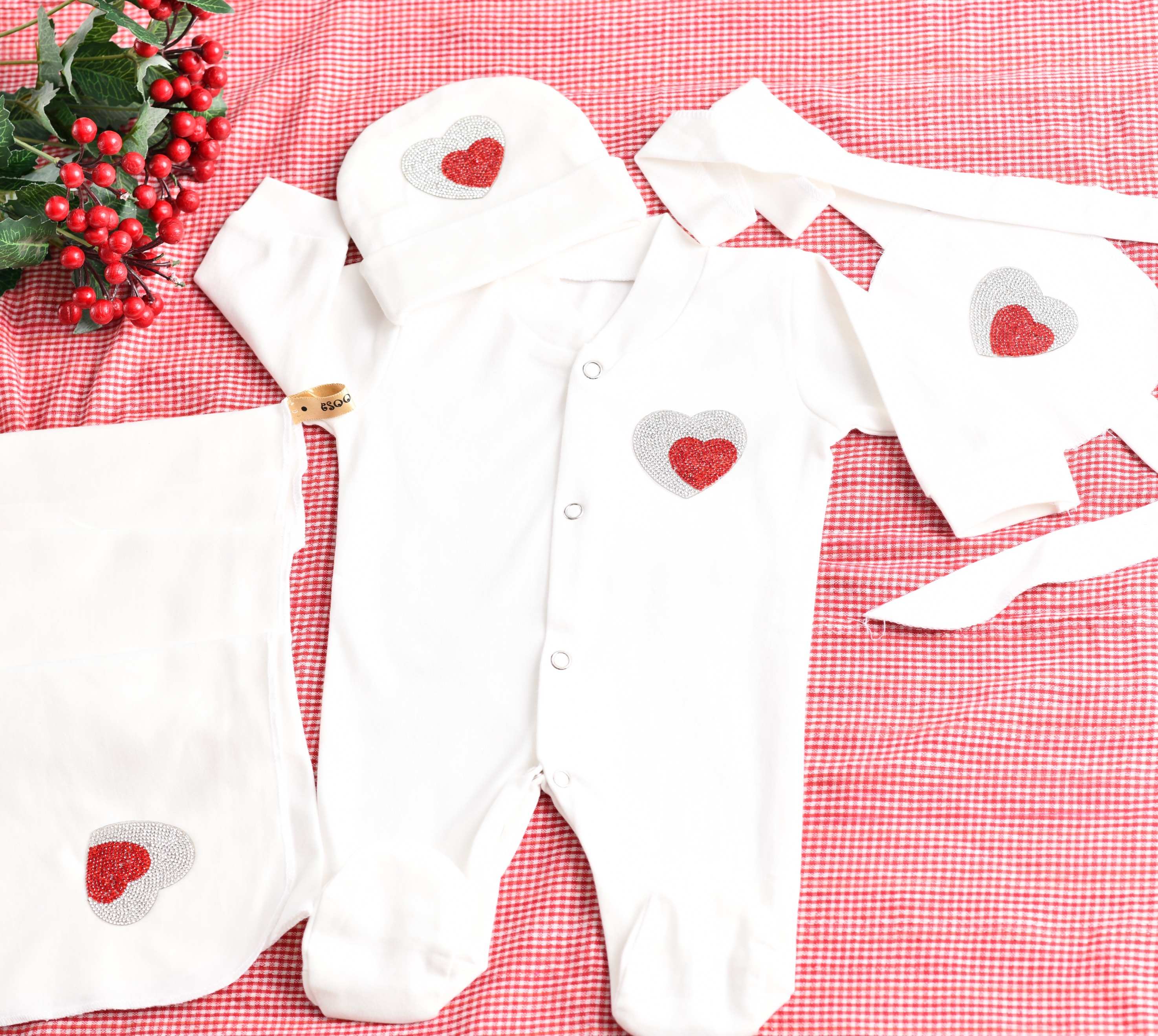 Heart to Heart Romper Set