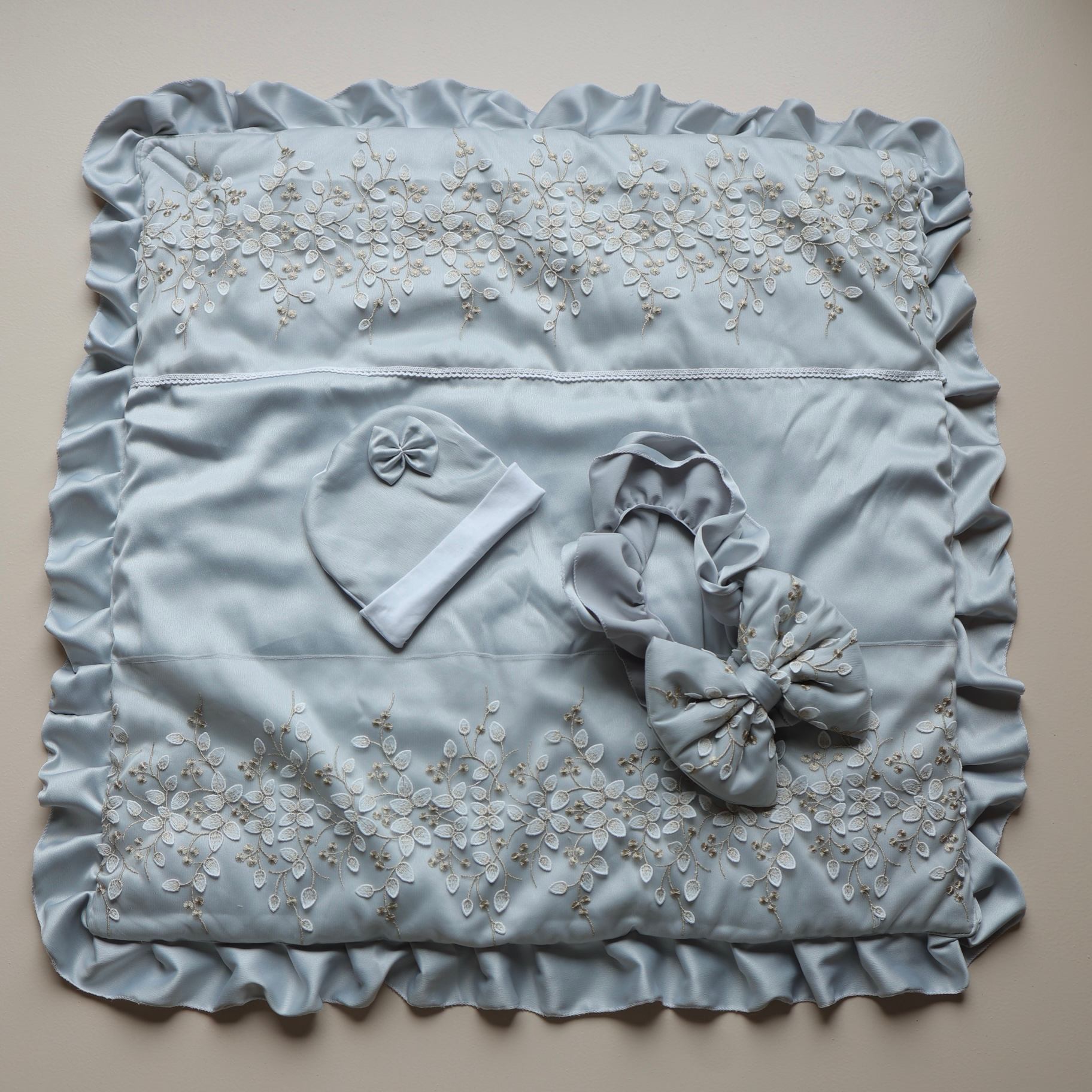 Grey Elan Drape Set