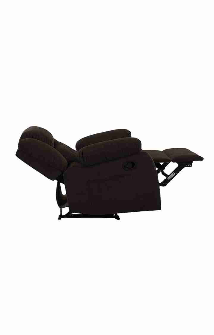NEUDOT Ease Rocker Single Seater Fabric Recliner - Touch Brown