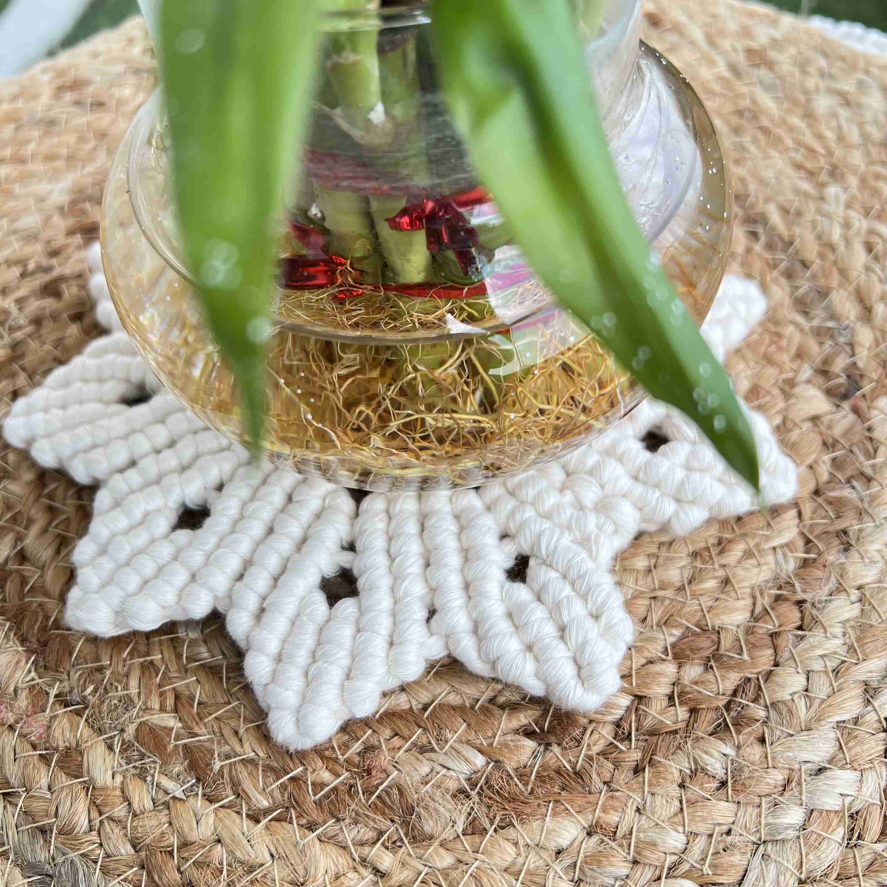 Macrame Flower Coaster