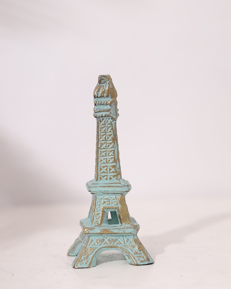 Order Happiness Metal Small Eiffel Tower Statue Decorative showpiece for Home Decor