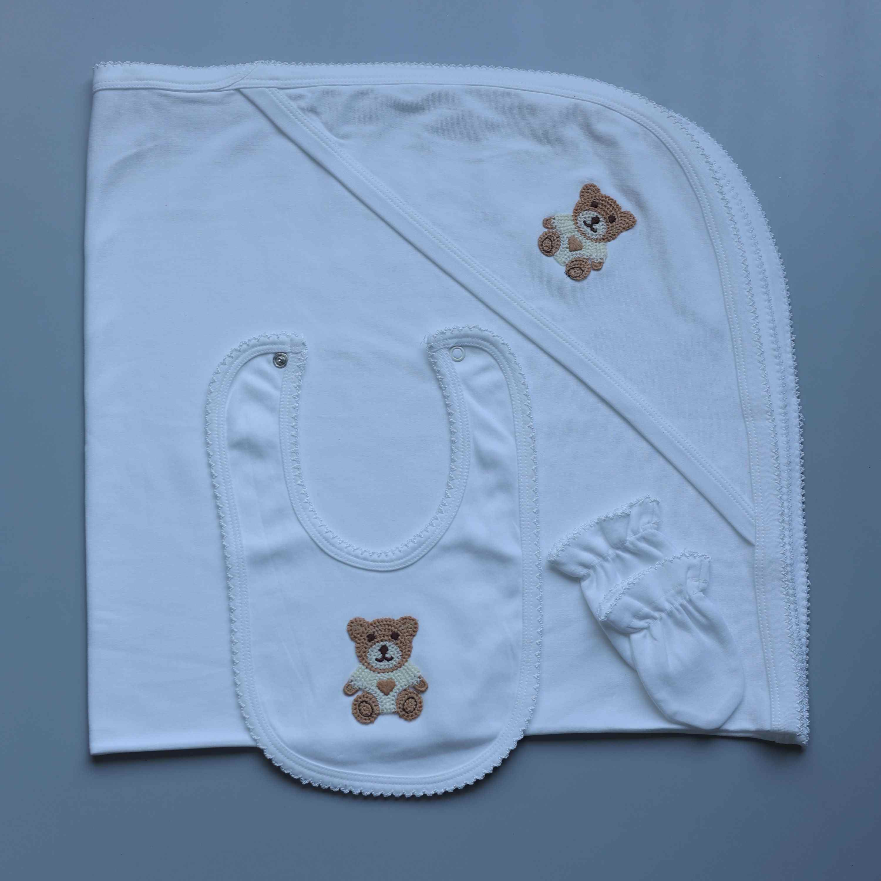 SnowHug Teddy Bear Romper Set