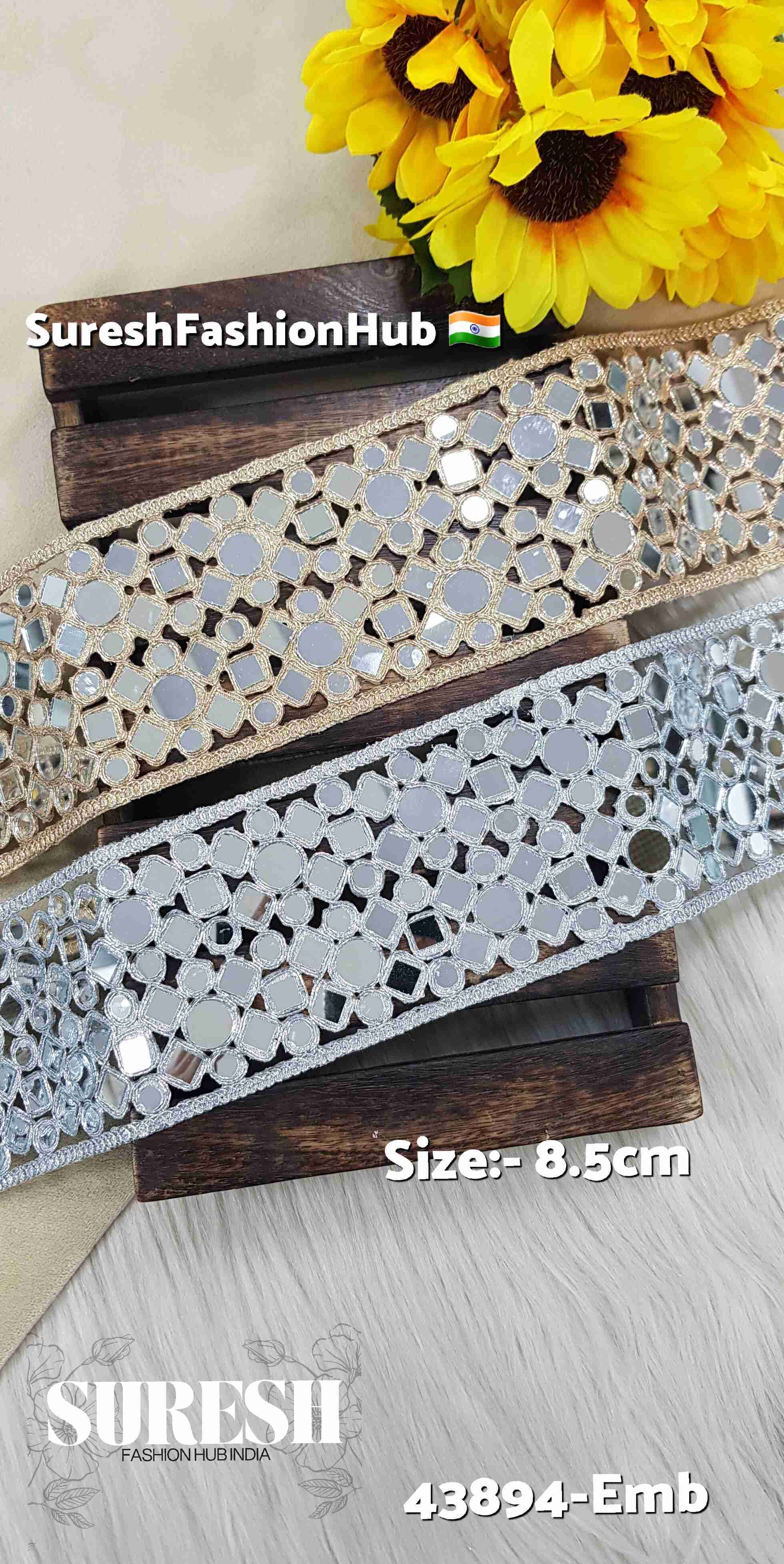 Silver Shine Mirror Lace