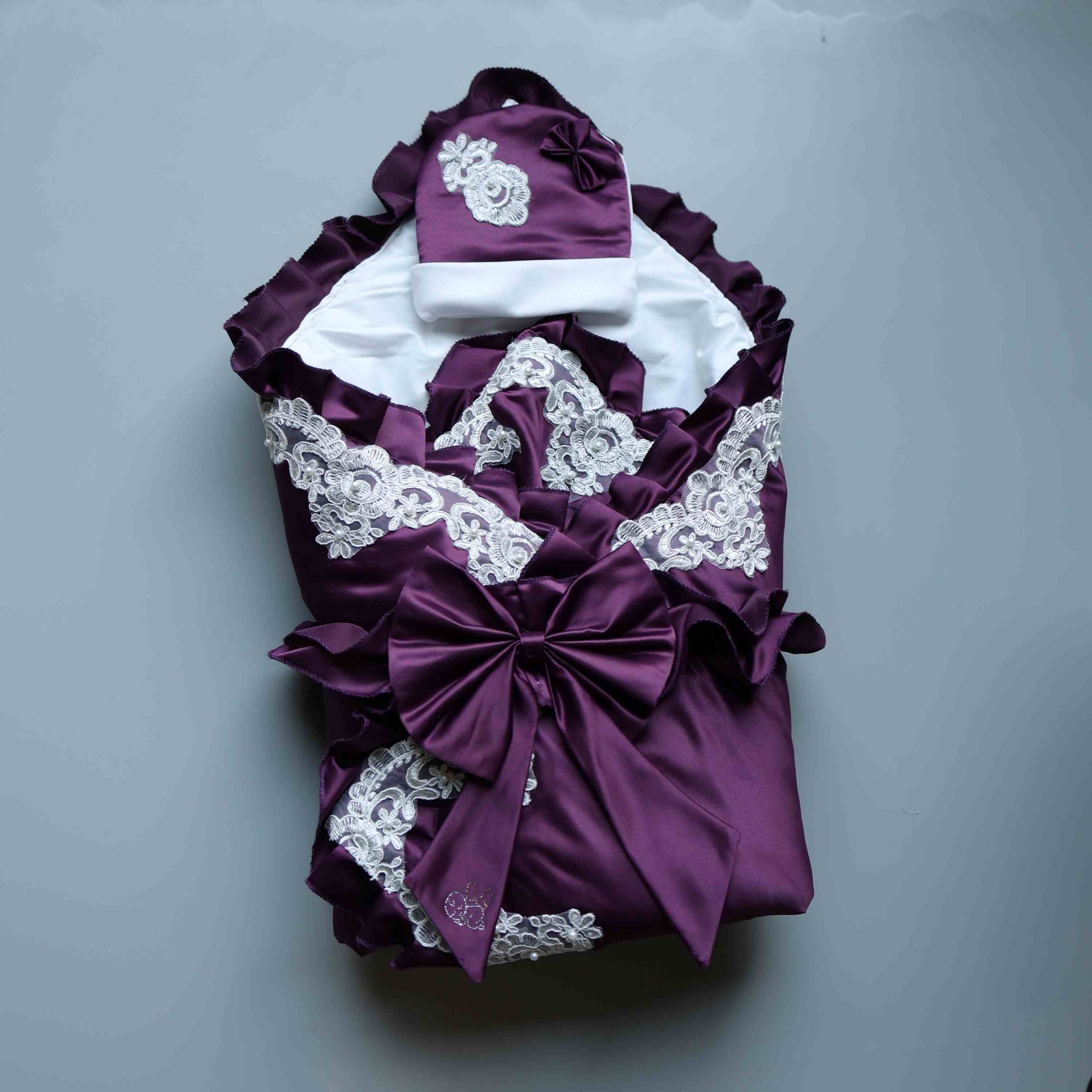 RoyalBloom Satin Baby Drape