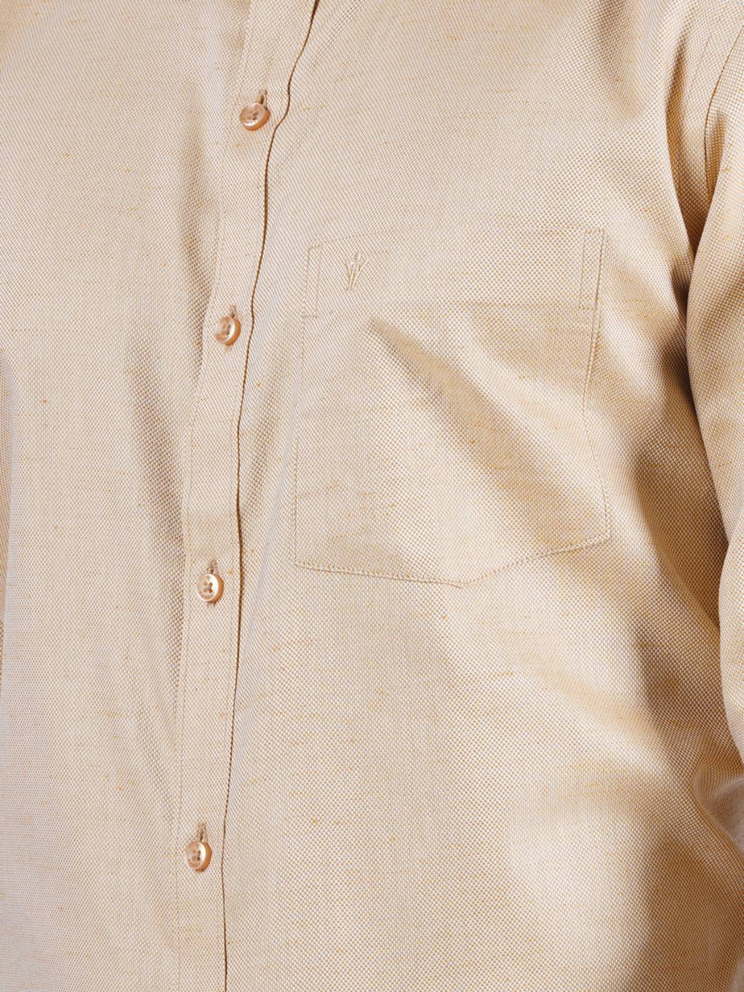 Ramraj Cotton | Ramraj Cotton Men Casual 100% Cotton Solid Prestigous Fit Shirt 3