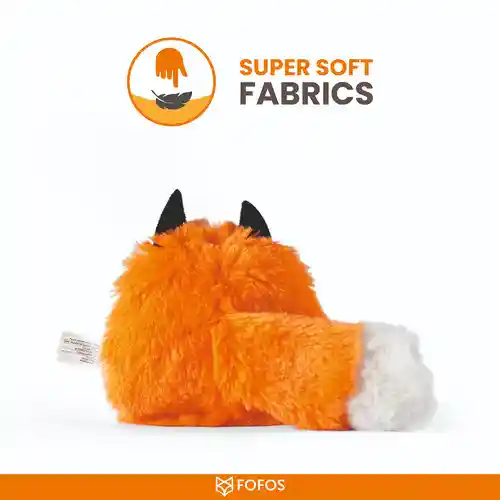 Barkbutler Fofos Floppy Crinkle Fox Catnip Toy for Cats