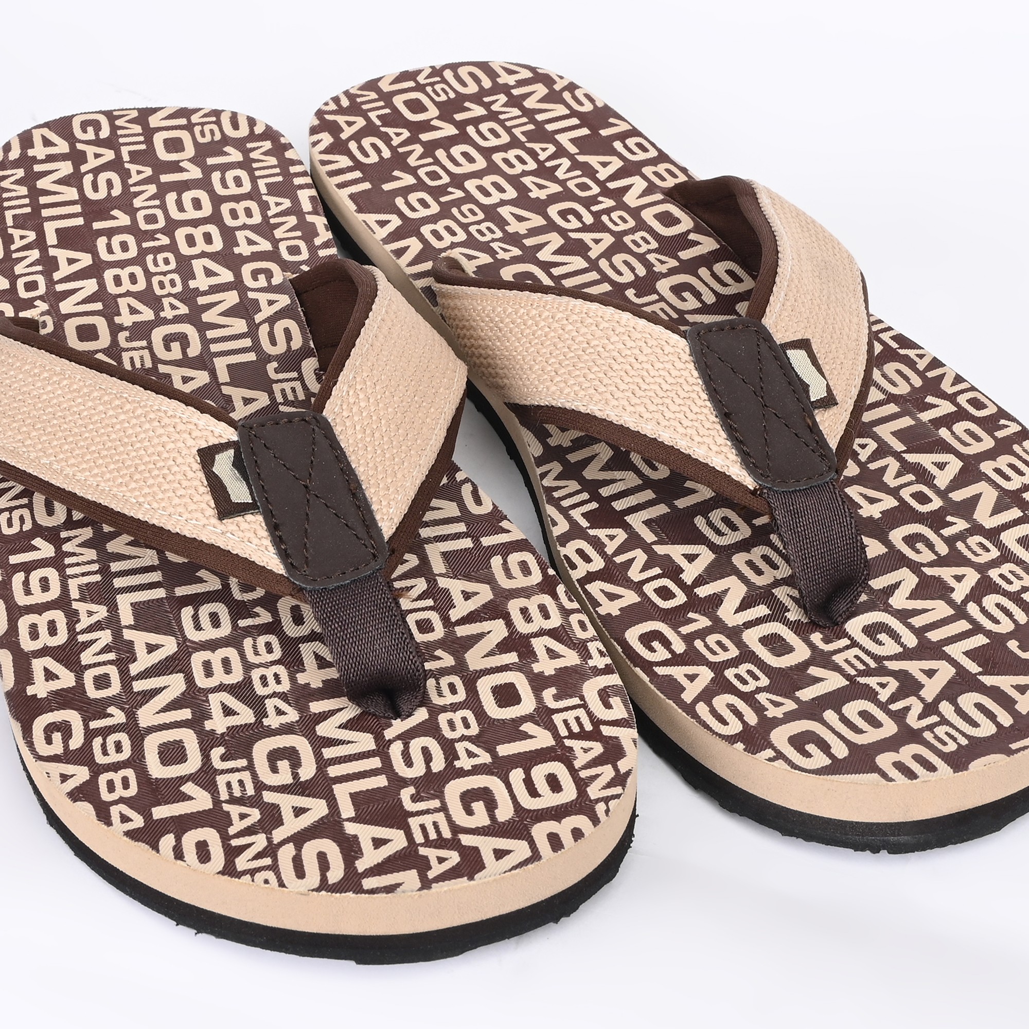 GAS | Men's StreetGrain Brown FlipFlops|3