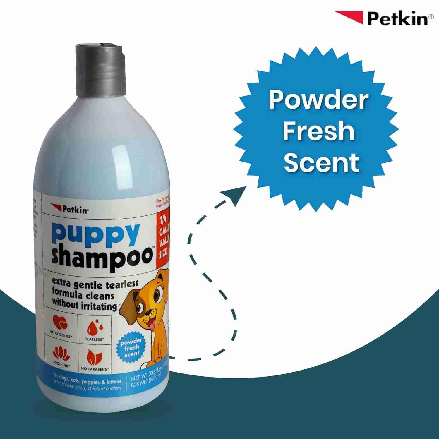 Petkin Puppy Shampoo for dogs – 1000ml