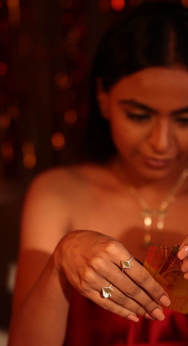 BeDecked Gold Spade Ring