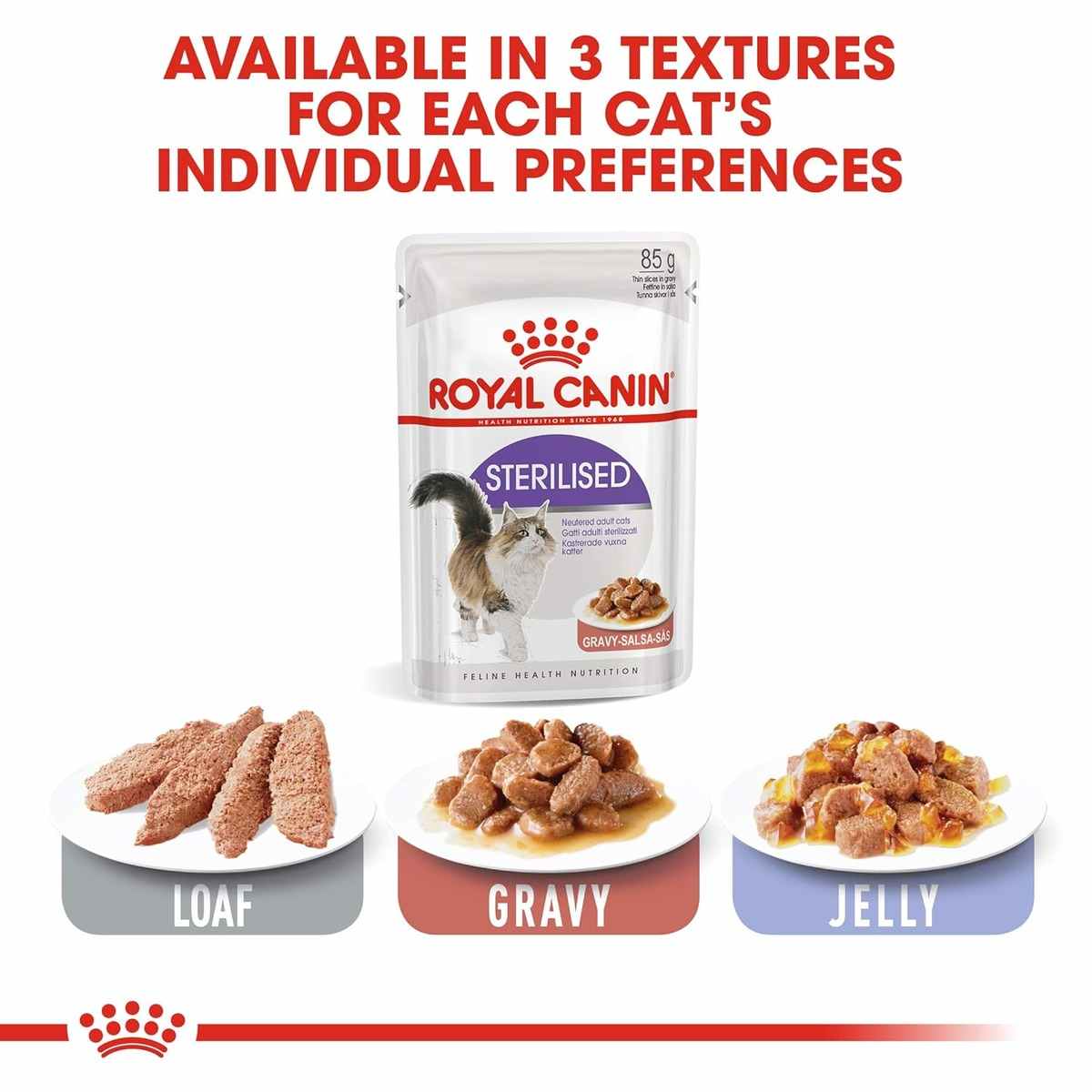Royal Canin Sterilised Gravy Adult Cat Wet Food - 85 g