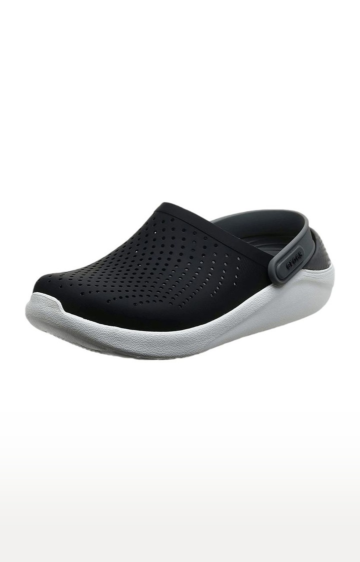 Men s Black Solid Clogs