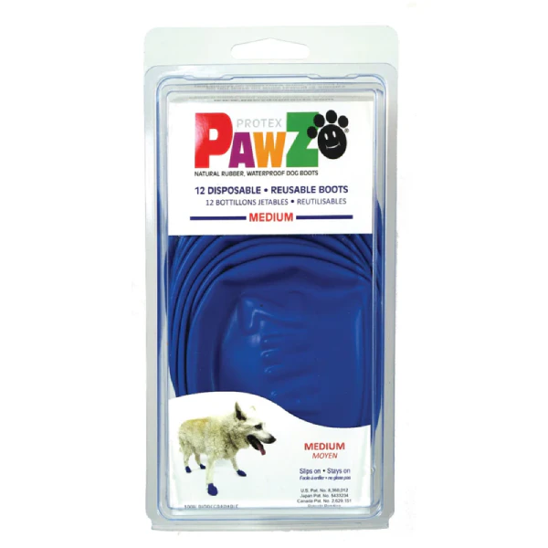 Protex Pawz | Protex Pawz Disposable Dog Boots - Blue - 12 Disposable Boots