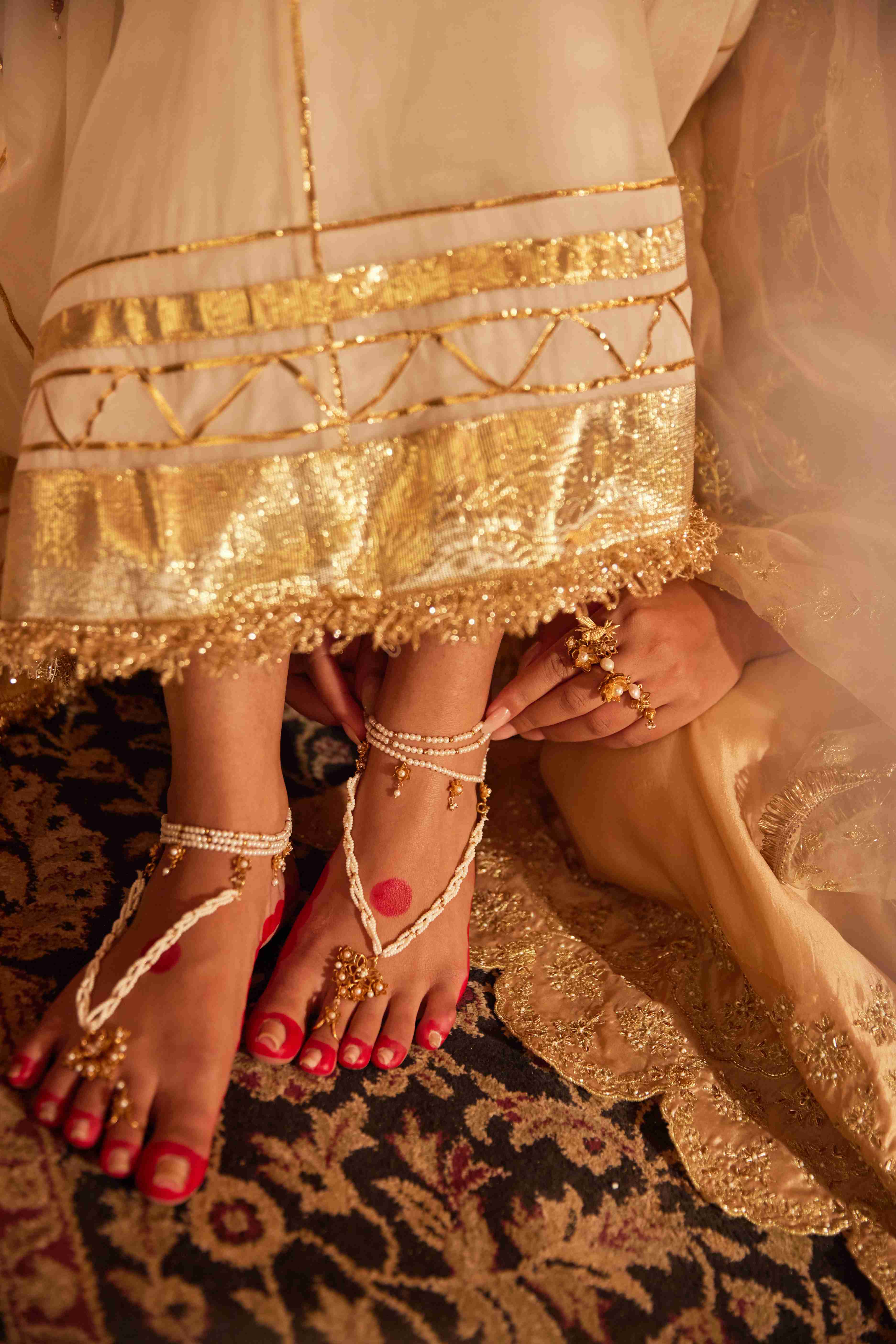 Fulwari Detachable Leg Harness with Payal