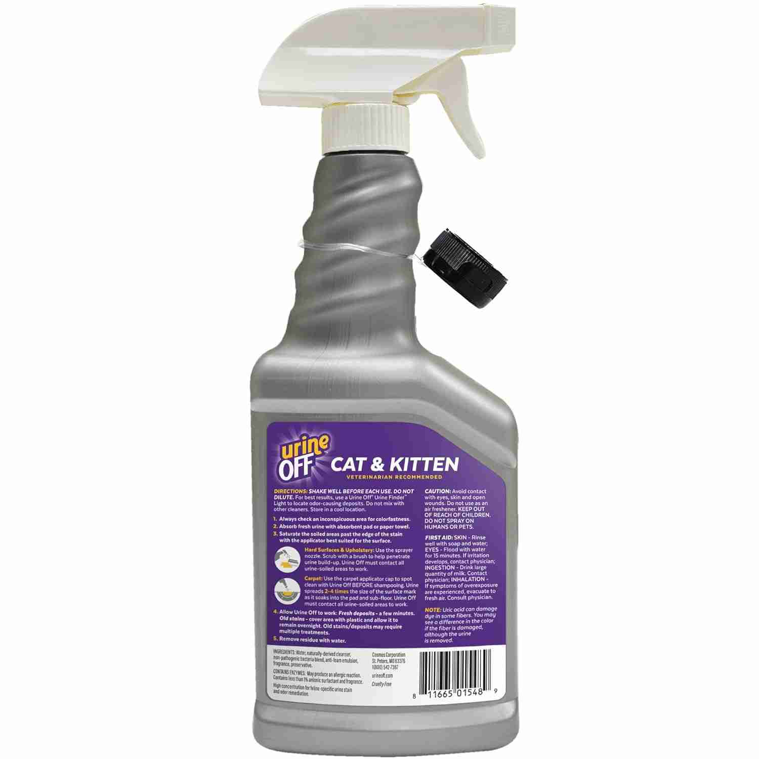 Urine Off Odour & Stain Remover Spray for Cat & Kitten