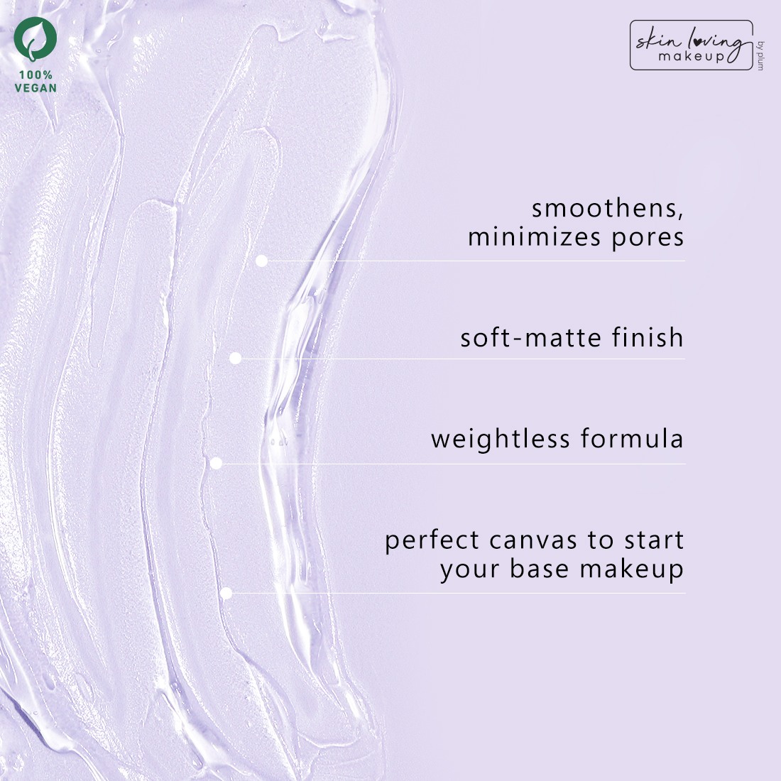 Plum Prep Set Go Face Primer | Minimizes Pores | Weightless Formula | 100% Vegan & Cruelty Free