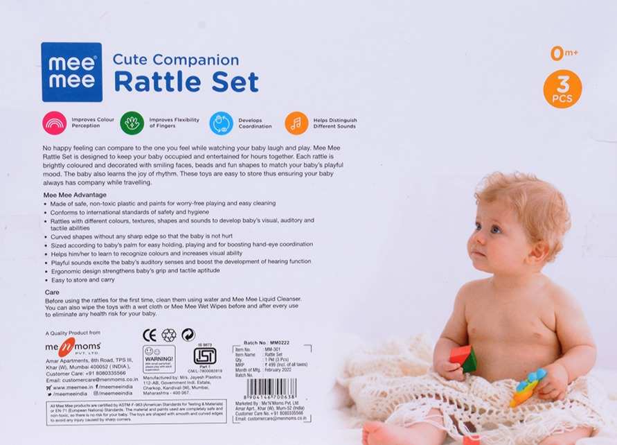 KIDS RATTLE ME N MOMS MM-301
