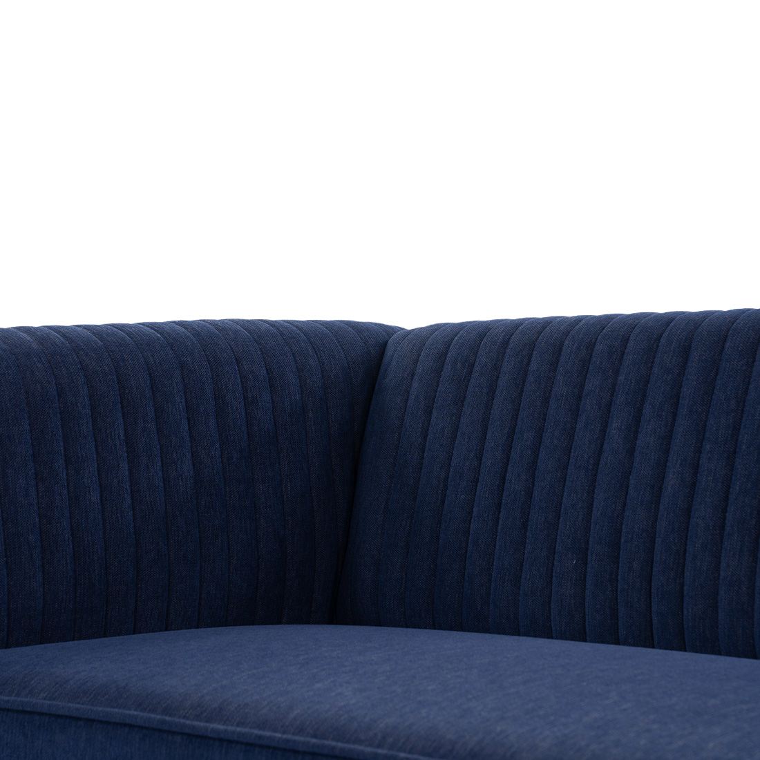neudot Diva Sofa for Living Room |2 Persons Sofa|Premium Fabric with Cushioned Armrest | Solid Wood Frame|2 Seater in Cobalt Blue Color
