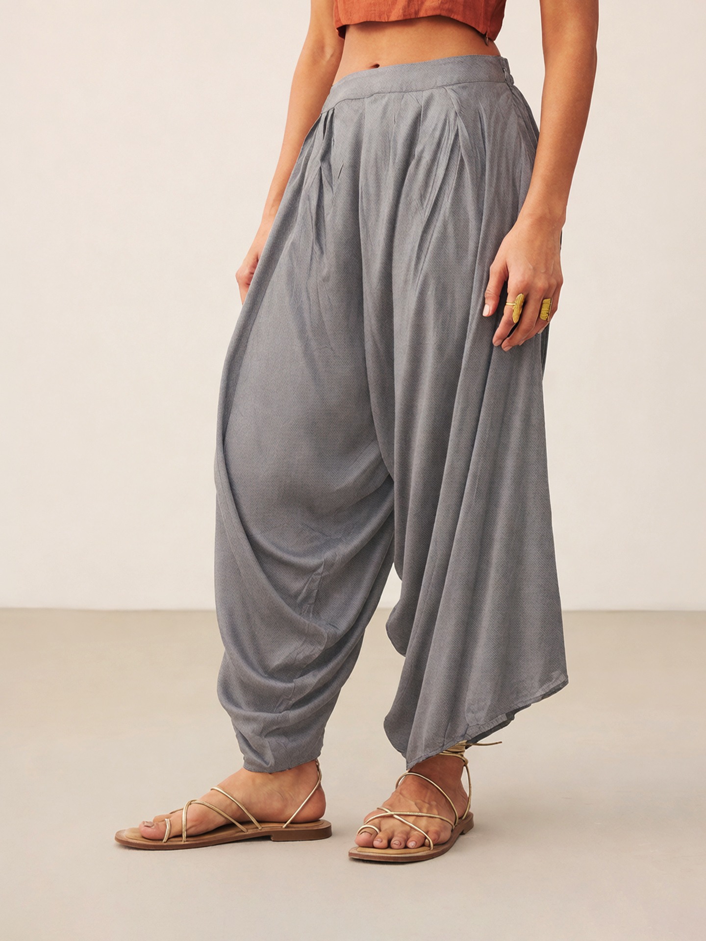 Grey Japanese Pants
