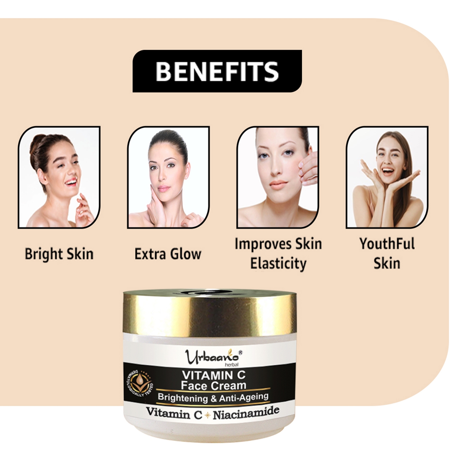 Urbaano Herbal | Urbaano Herbal Facial Kit Even toned, Glowing & Firming Skin, Combo Pack for Women & Men-5 in 1-280g 6