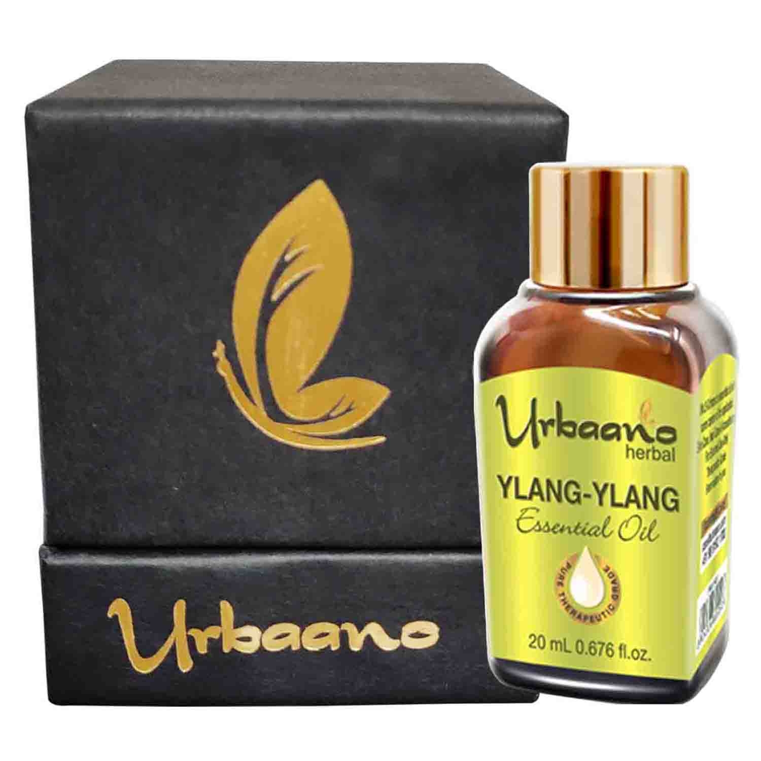 Urbaano Herbal | Urbaano Herbal Ylang Ylang Essential Oil for Skin & Aroma Natural & Pure - 20ml 0
