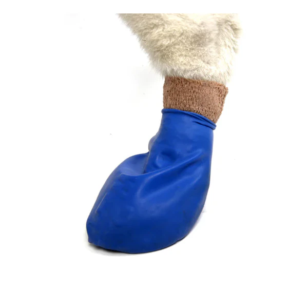 Protex Pawz Disposable Dog Boots - Blue - 12 Disposable Boots