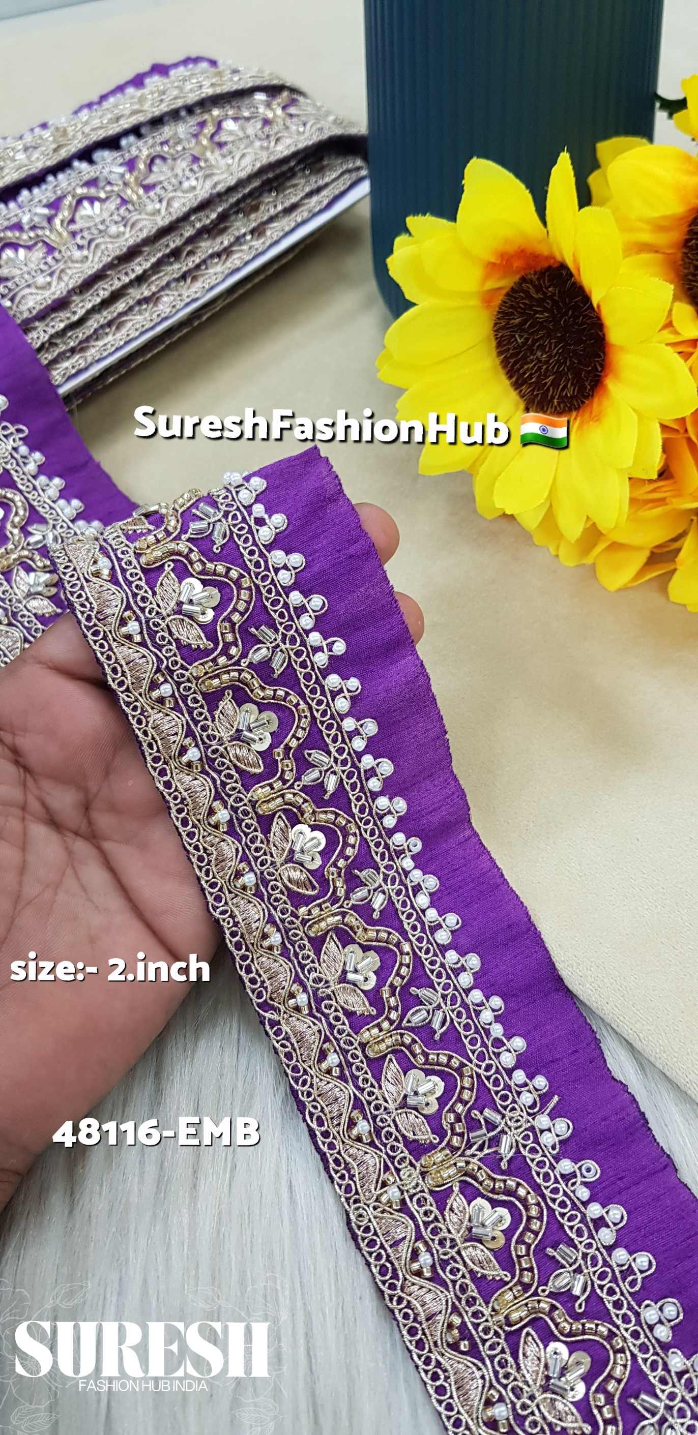 Light Purple  Lilac Mist Embroidery Lace