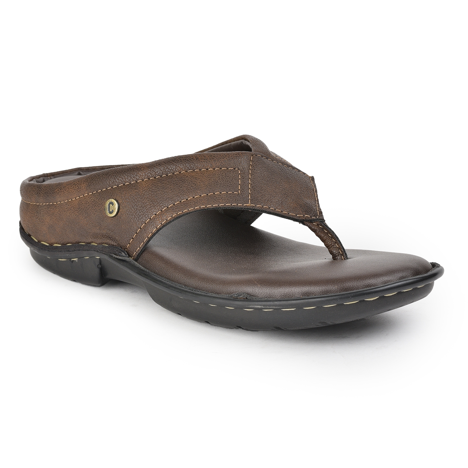 Men's Coolers Brown Slippers
