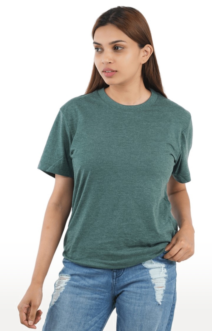 1947IND | Unisex Basic Tri-Blend T-Shirt in Bottle Green