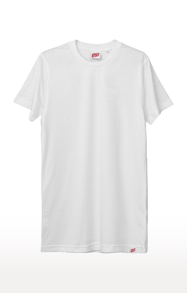 1947IND | Unisex Basic Tri-Blend T-Shirt in White
