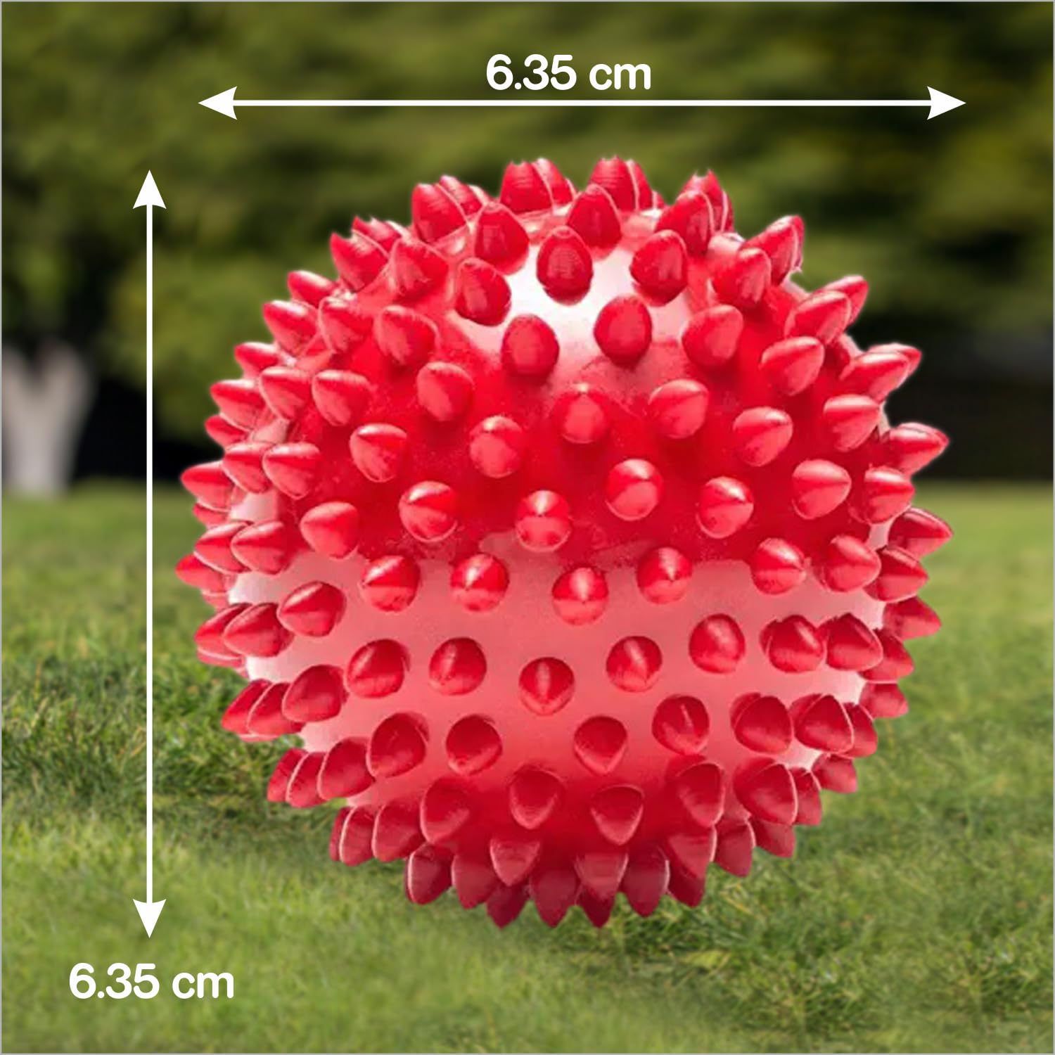 Drools Spike Hard Ball Chew Teething Toy for Puppies and Dogs
