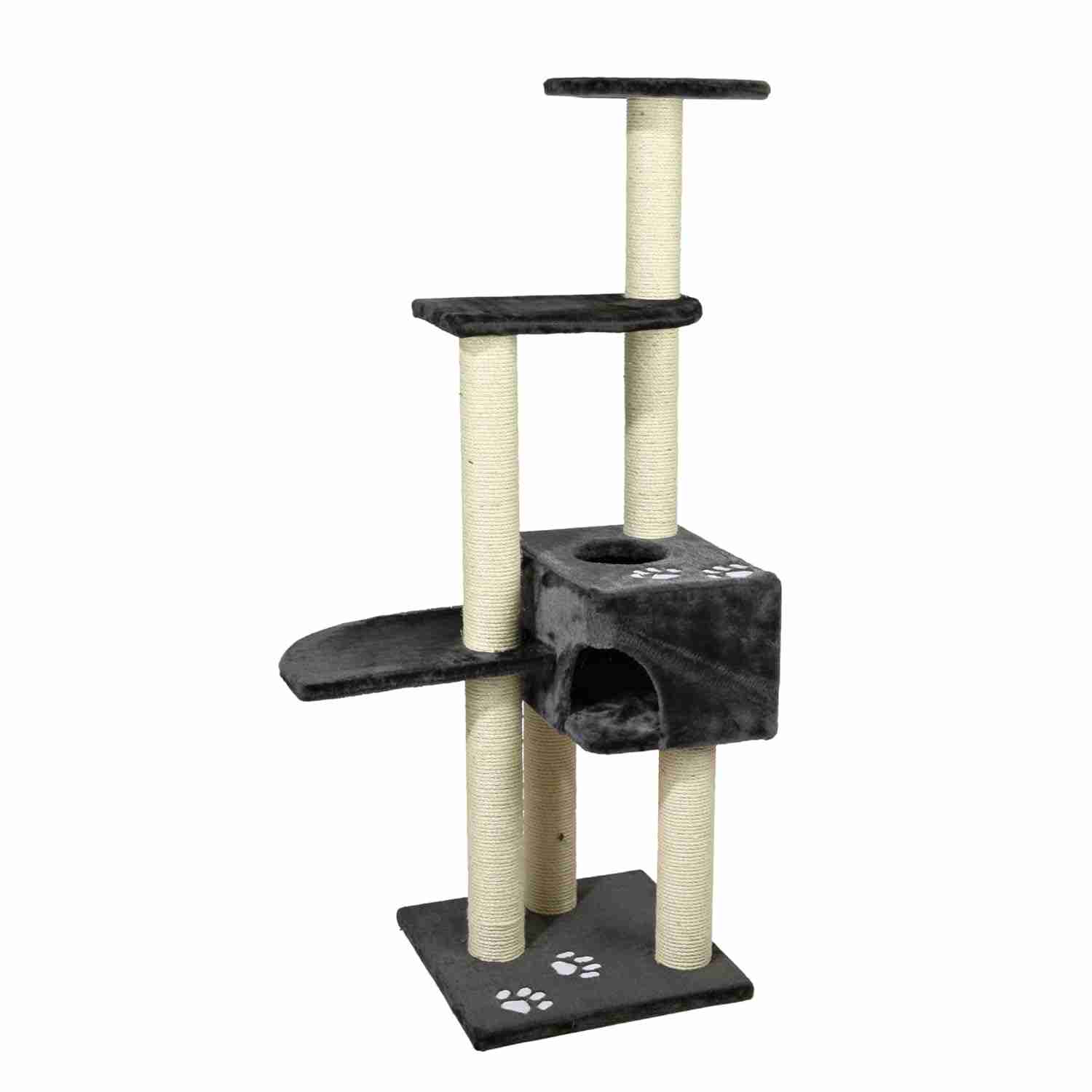 Trixie Alicante Scratching Cat Tree (142 cm, Anthracite)