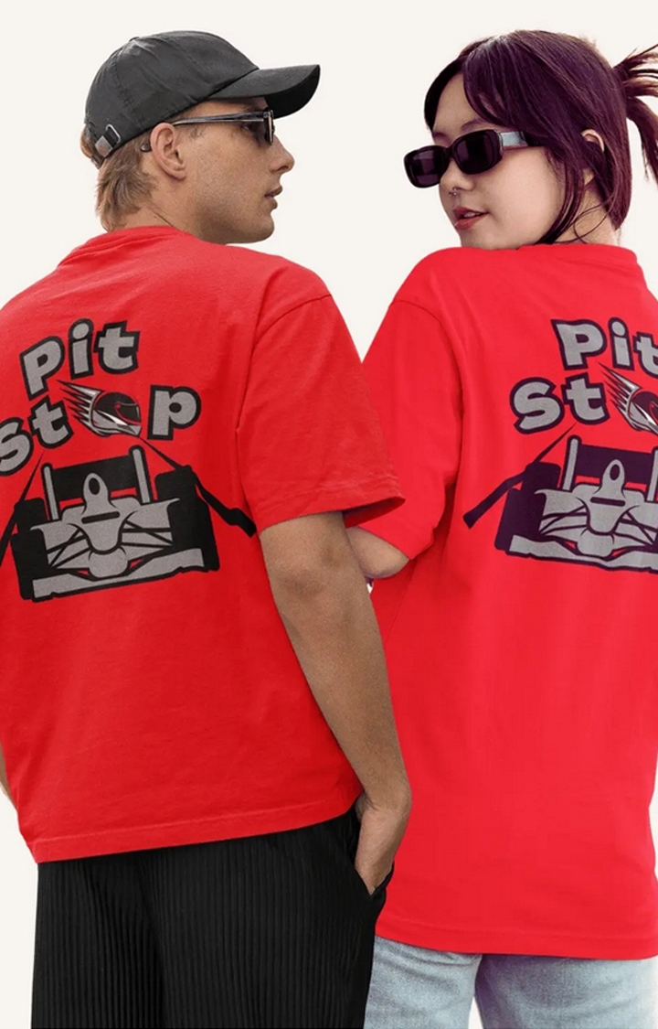 Unisex Pit Stop Oversized T-shirt