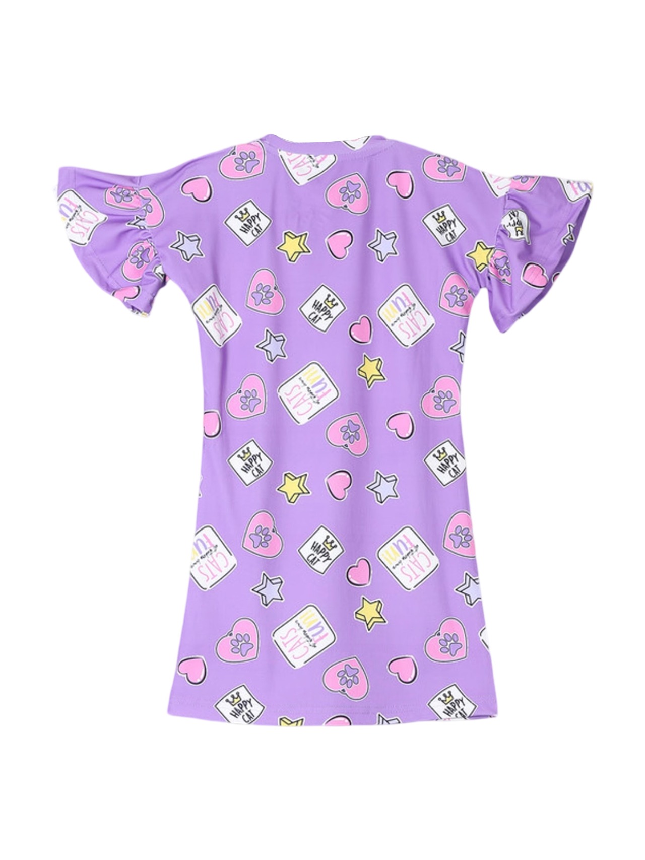 Albion Kids Girls Purple Frock