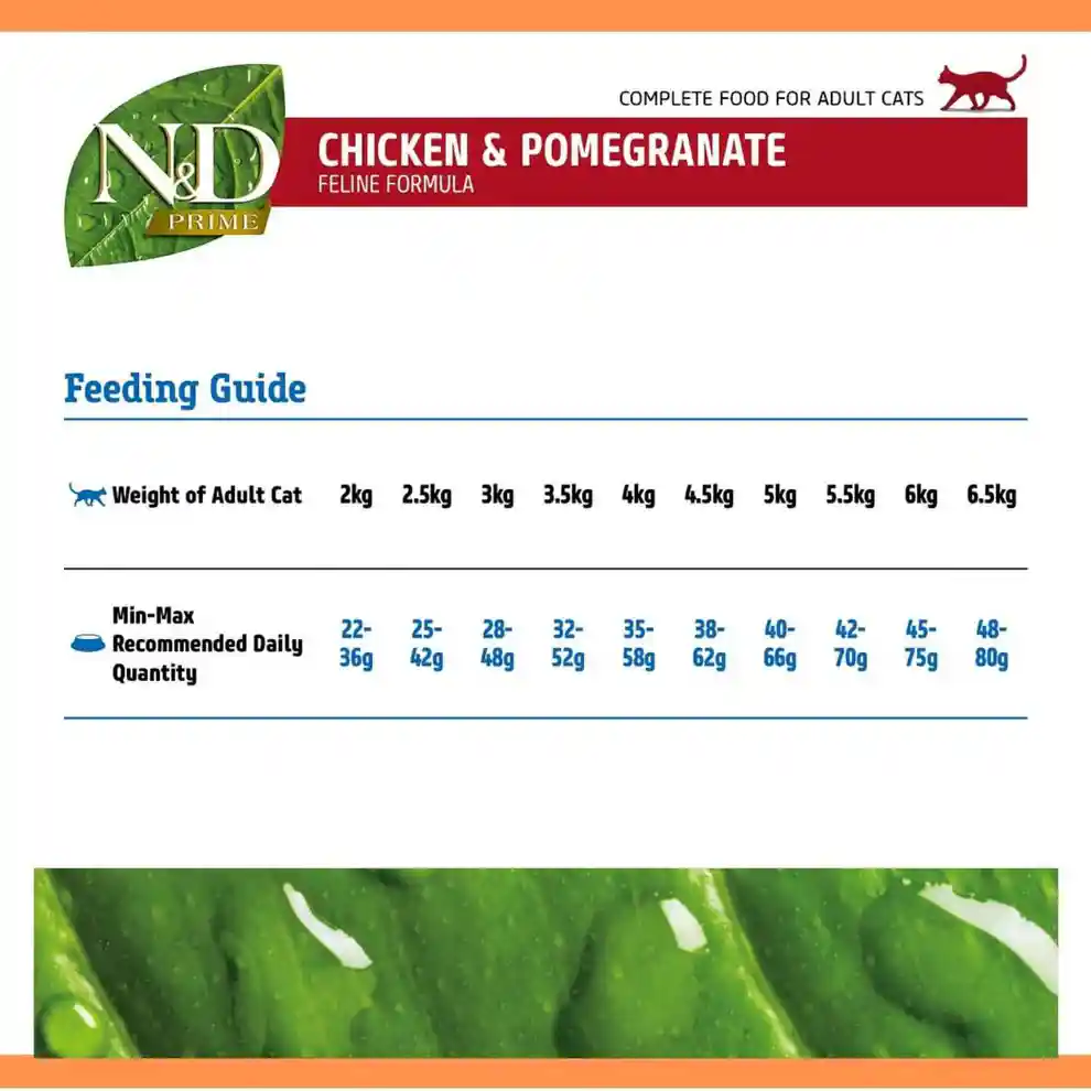 Farmina N&D Prime Grain Free Chicken and Pomegranate Adult Dry Cat Food