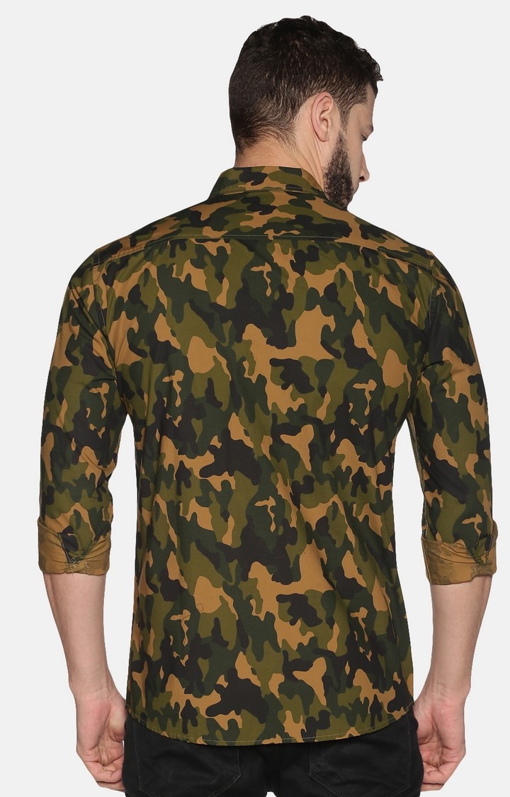 UrGear | UrGear Men Multi-Coloured Camouflage Casual Shirt 3