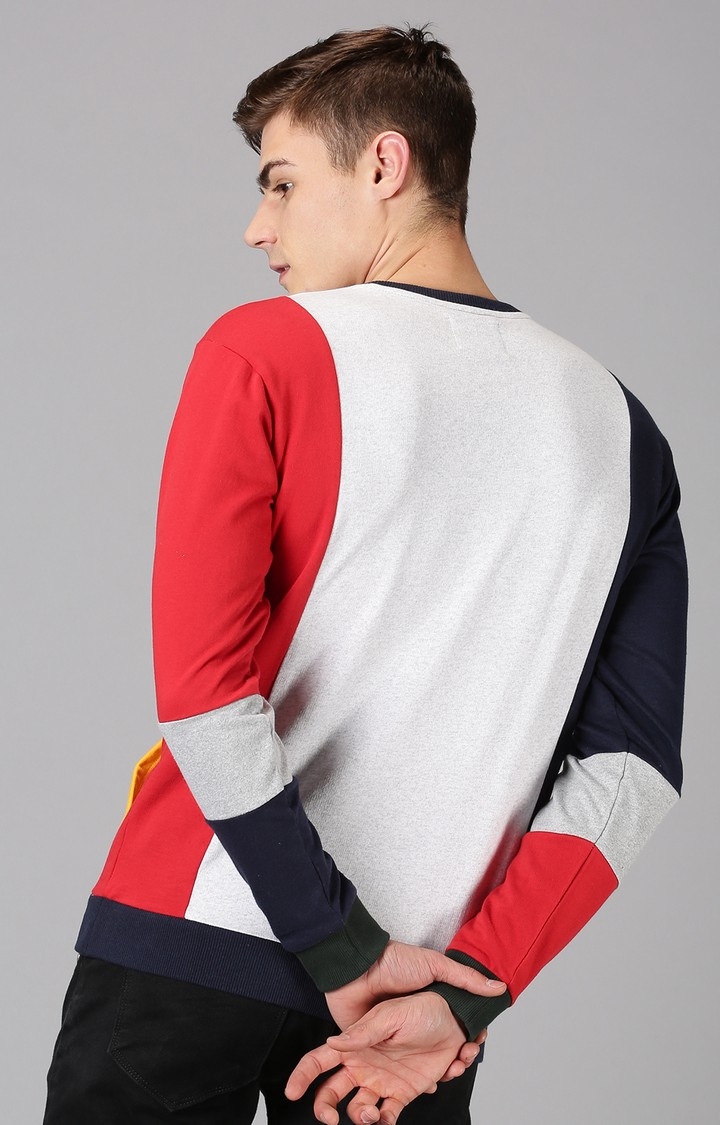 UrGear | UrGear Colourblock Crew Neck Multi-Coloured Sweatshirt 3