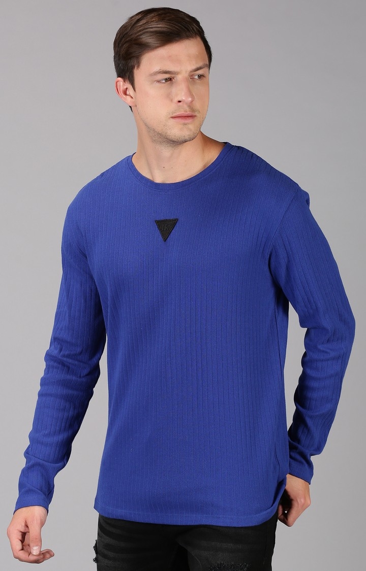 UrGear | UrGear Printed Men Crew Neck Blue T-Shirt 2