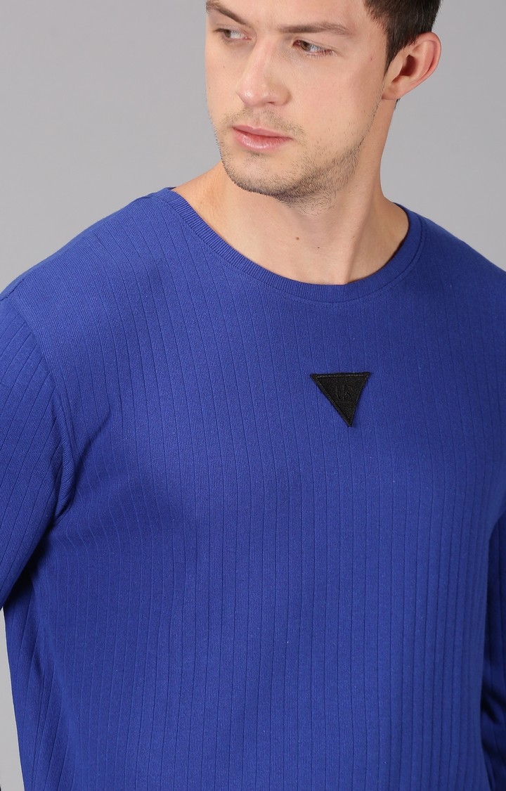 UrGear | UrGear Printed Men Crew Neck Blue T-Shirt 4
