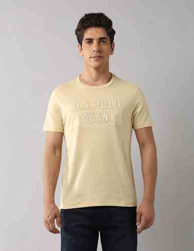 U.S.POLO MENS T-SHIRT H/S UDTSH2942 LT. YELLOW