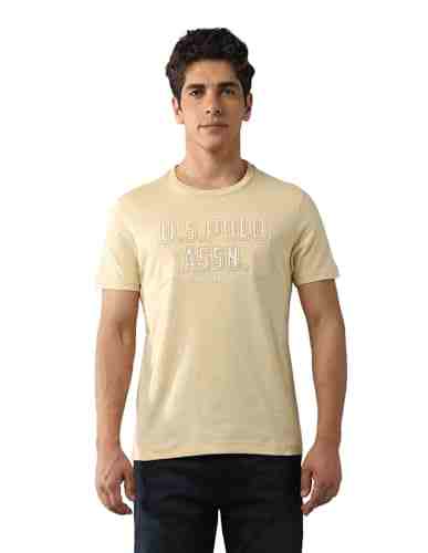 U.S.POLO MENS T-SHIRT H/S UDTSH2942 LT. YELLOW
