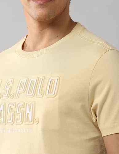 U.S.POLO MENS T-SHIRT H/S UDTSH2942 LT. YELLOW