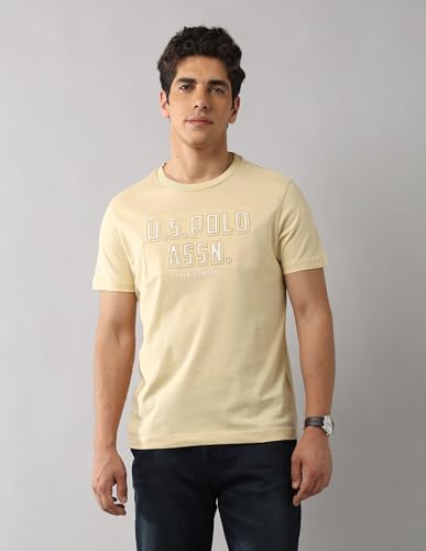 U.S.POLO MENS T-SHIRT H/S UDTSH2942 LT. YELLOW