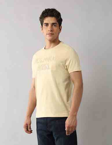 U.S.POLO MENS T-SHIRT H/S UDTSH2942 LT. YELLOW
