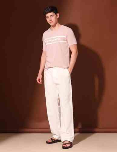 U.S.POLO MENS T-SHIRT H/S UDTSH3019 PINK