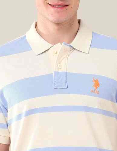 U.S.POLO MENS T-SHIRT H/S USTSH2419 LT. BLUE