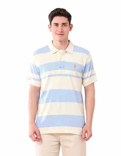 U.S.POLO MENS T-SHIRT H/S USTSH2419 LT. BLUE