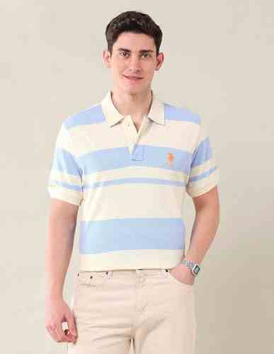 U.S.POLO MENS T-SHIRT H/S USTSH2419 LT. BLUE